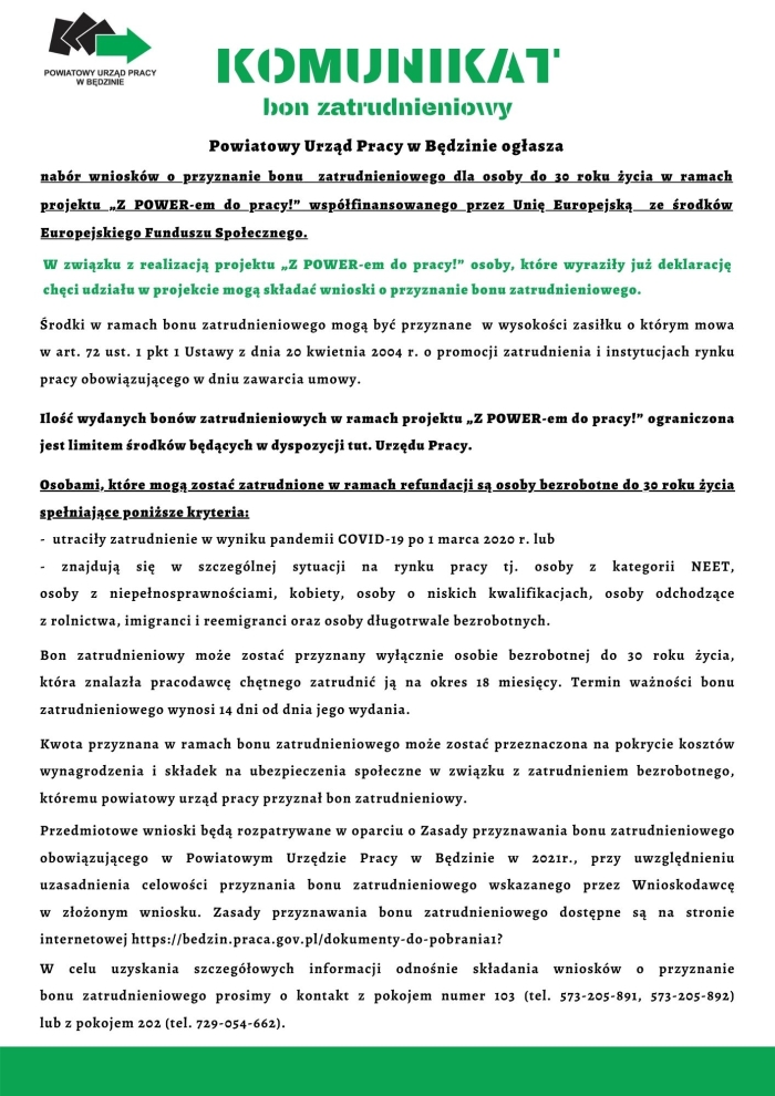 Treść komunikatu Treść komunikatu