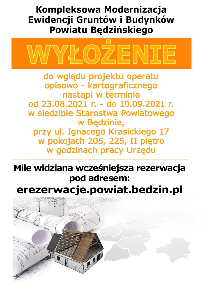 Plakat z treścią komunikatu