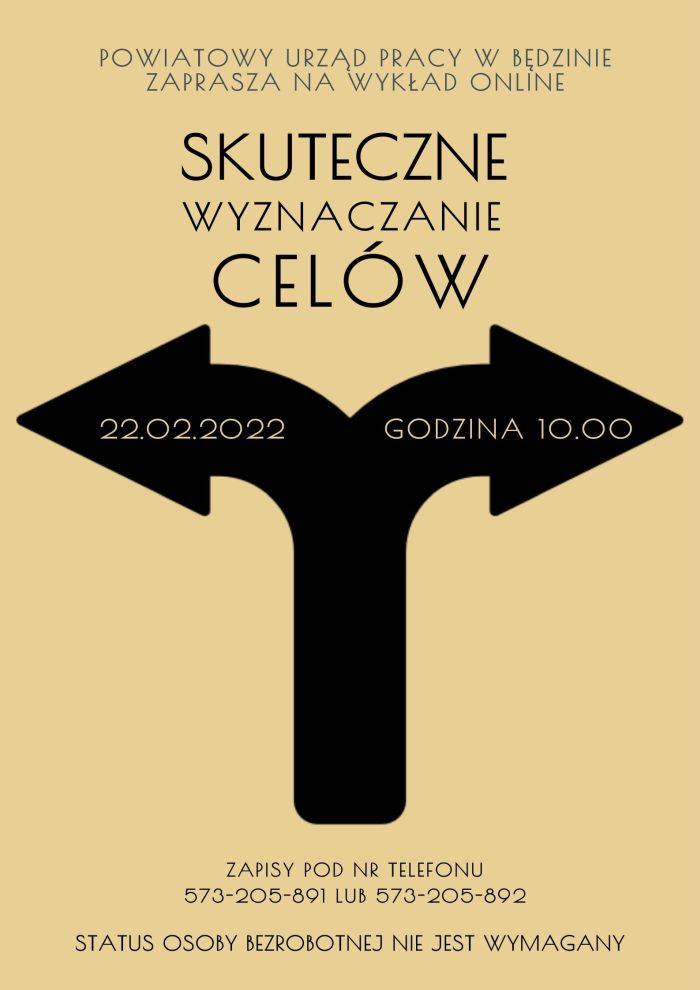Plakat promujący szkolenie